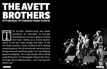 Live Music Review Original Magazine Mock-Up