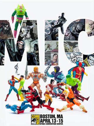 Center poster of Comicon Triptic